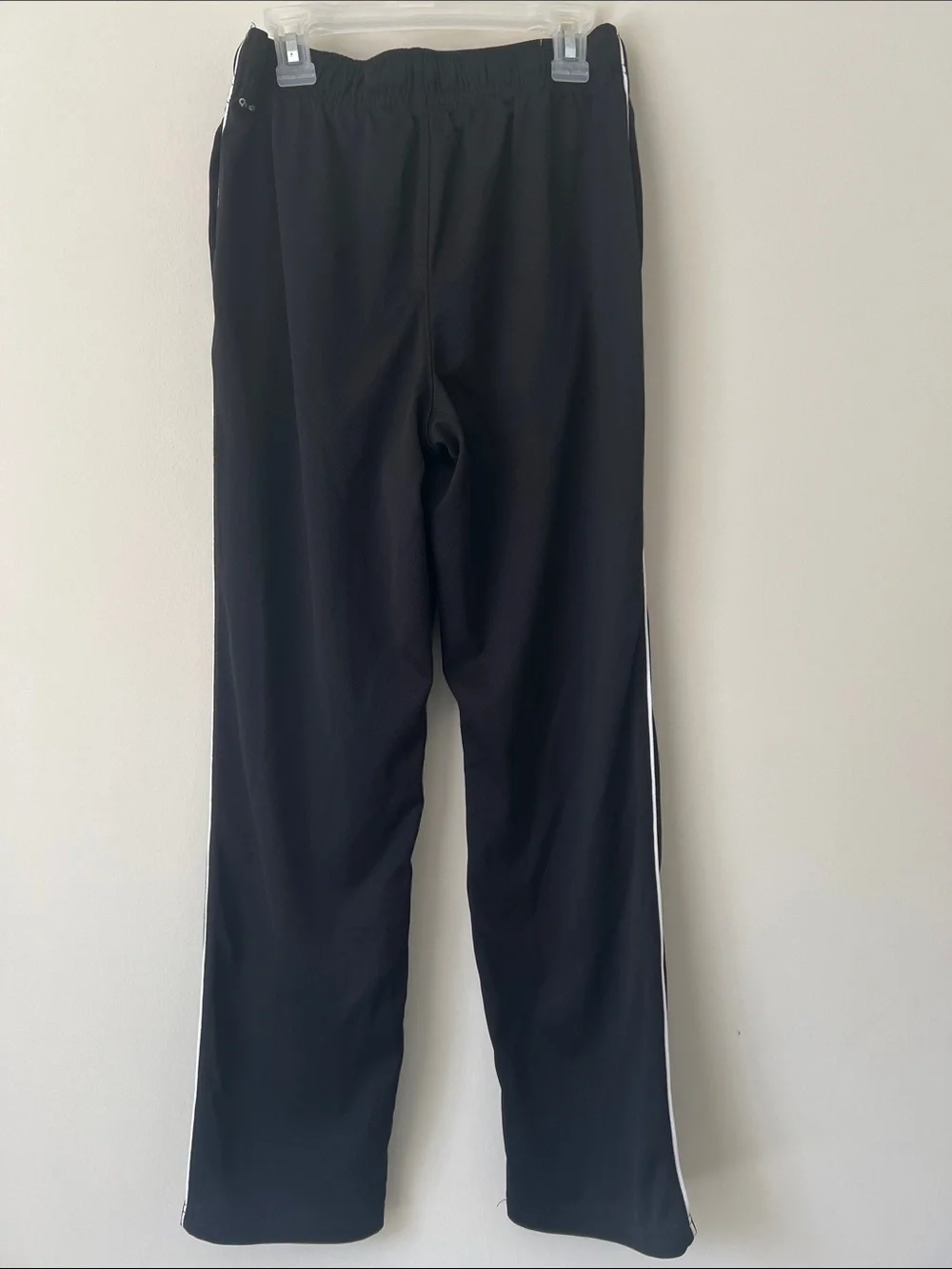 Xersion Black Joggers with White Side Stripe